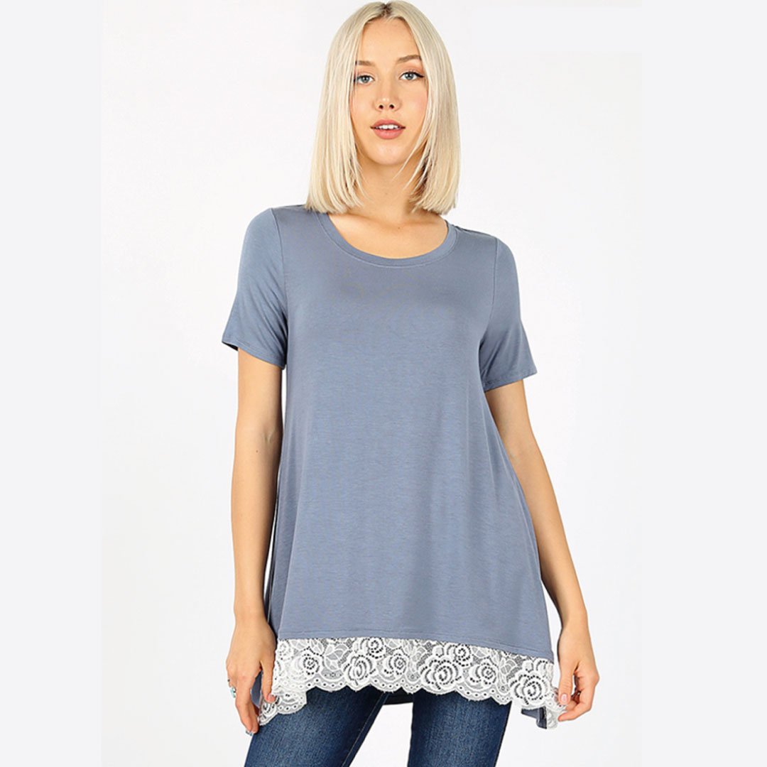 Lace Trim Top