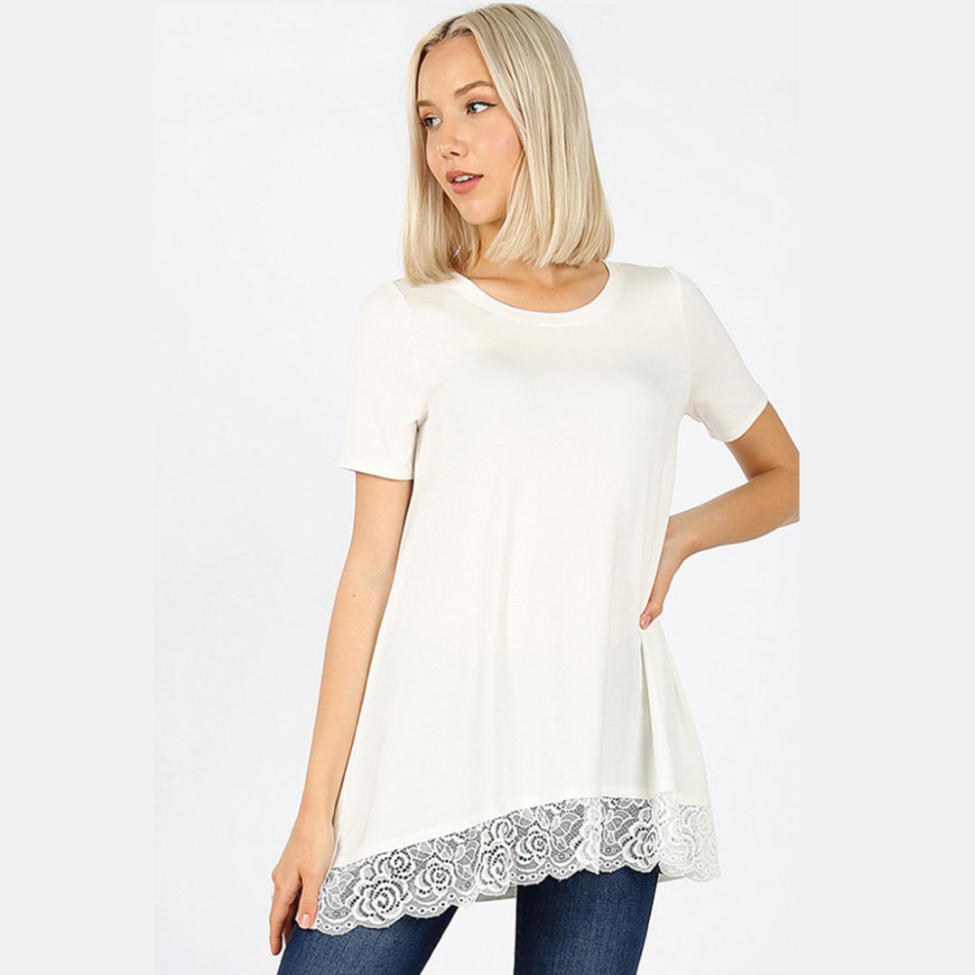 Lace Trim Top